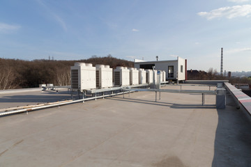 Air-conditioning system of a building.