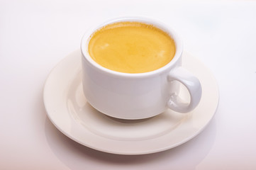 Fototapeta premium cup of coffee on white background