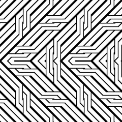 Design seamless monochrome zigzag pattern