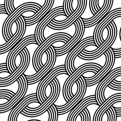 Design seamless monochrome zigzag pattern