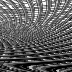 Design monochrome illusion background
