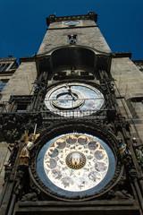 Rathausuhr, Prag, Tschechische Republik