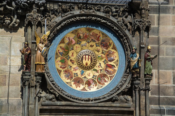 Rathausuhr, Prag, Tschechische Republik