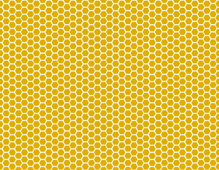 Seamless Honeycomb Pattern. Endless Hexagon Background.