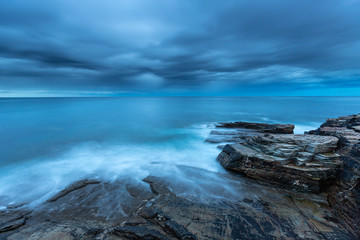 Storm sunset on the Cantabrian coast!