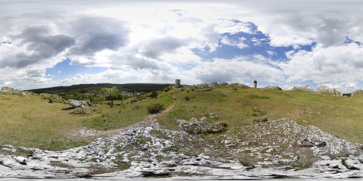 Olsztyn Castle 360 Panorama