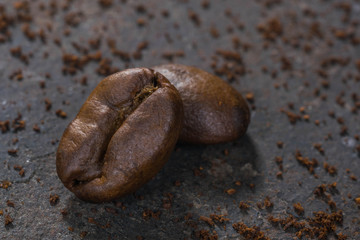 Preparing coffee close up.