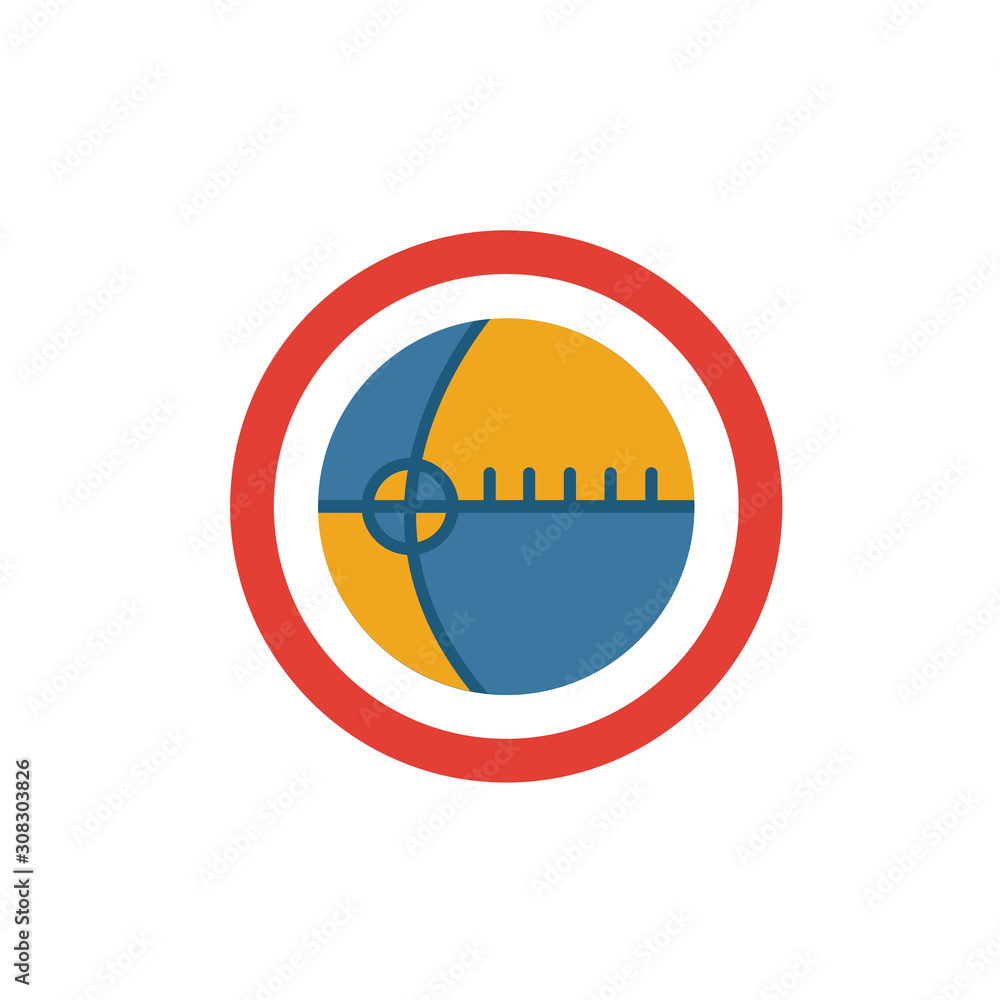 Aufkleber gyroscope icon. simple element from sensors icons collection. creative gyroscope icon ui, ux, apps, 