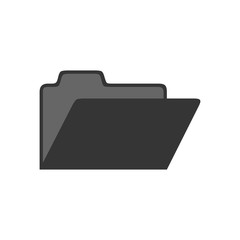 Vector Folder icon isolated.