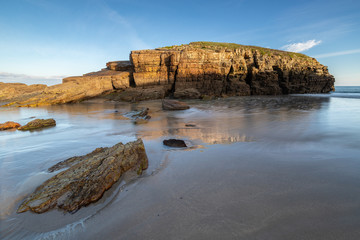 Dawn of stunning colors on the beach!