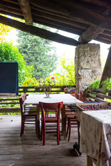 Veranda of old farm house trento - feels like home