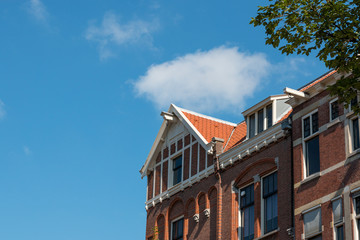 Facade of an old house in Amsterdam