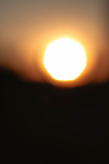 Sunset and sunrise at Paros island in Greece