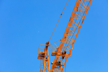 Crane steel beam support