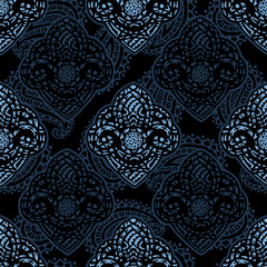 Ornamental ethnic art, patterned Indian, Turkish, Arabic, paisley. Hand drawn illustration. Tattoo, astrology, alchemy, boho and magic symbol. Original design in doodle style.