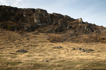 Landscape of a hill.