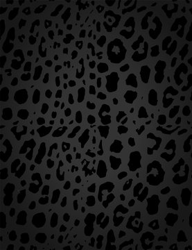 Leopard, cheetah skin seamless pattern, abstract animal background, vector illustration.