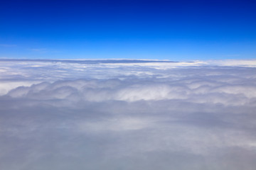 High altitude white clouds