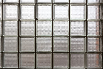 square glass block on wall surface texture