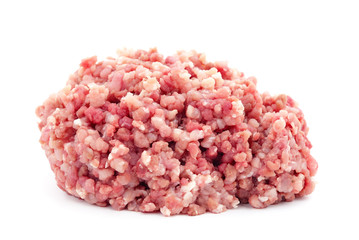 Fresh ground meat.