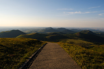 Volcanoes in Auvergne, FRance