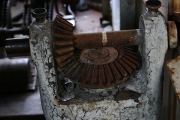 rusty gear