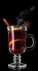 hot mulled wine