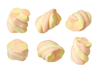 set of colorful marshmallows