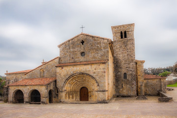 Old romanesque stone church