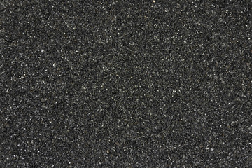 Layer of black crystals covering full frame