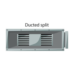 Ventilation vector icon.Cartoon vector icon isolated on white background ventilation .