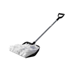 Snow shovel isolated on white.