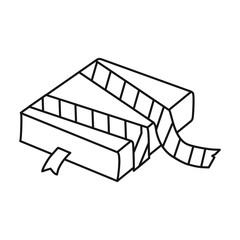 Book vector icon.Line vector icon isolated on white background book .