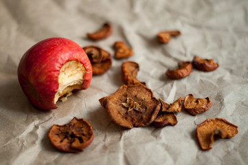 christmas decoration on wooden background
