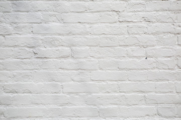 Rustic style painted white brick wall background