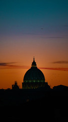 Fototapeta premium St. Peter's Basilica Roma Vatican City Church Building Sunset