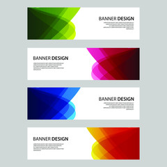 Fototapeta premium Vector Abstract design banner web template