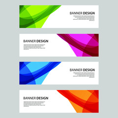 Vector Abstract design banner web template