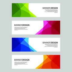 Vector Abstract design banner web template