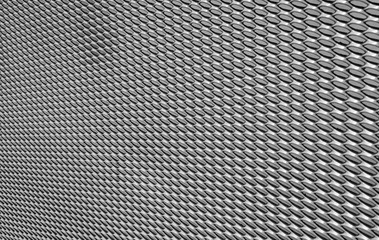 Metal grid or fence pattern