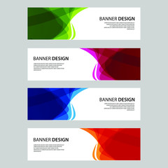 Fototapeta premium Vector Abstract design banner web template