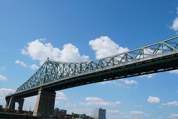 Naklejka premium Montreal ( View from St Lawrence river)