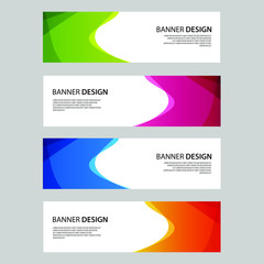 Fototapeta premium Vector Abstract design banner web template