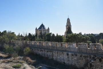 Mount Zion, Monastery of Assumption of the Blessed Virgin Mary. Dormition Monastery, German...
