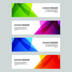 Fototapeta premium Vector Abstract design banner web template