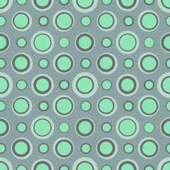 Abstract repeating circles. Vector spotty seamless pattern.