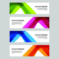 Vector Abstract design banner web template