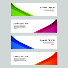 Vector Abstract design banner web template