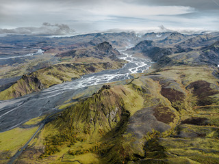 Þórsmörk Thórsmörk Mountain Ridge Iceland