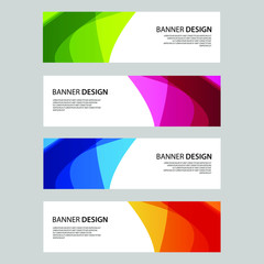 Vector Abstract design banner web template